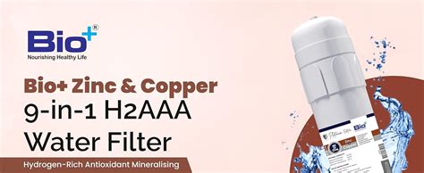 Bioplus Bio+ Zinc & Copper 9-in-1 H2AAA Water Filter