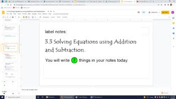 Image result for Solving Equations Using Addition and Subtraction