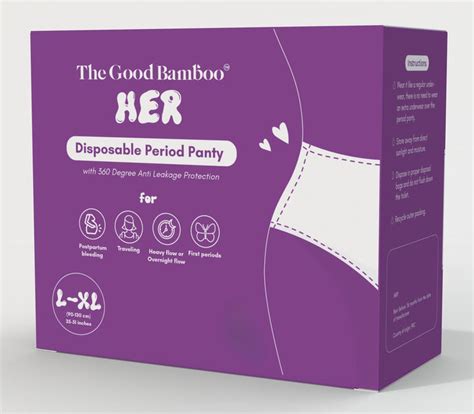 Disposable Period Panty – Good Bamboo Diapers