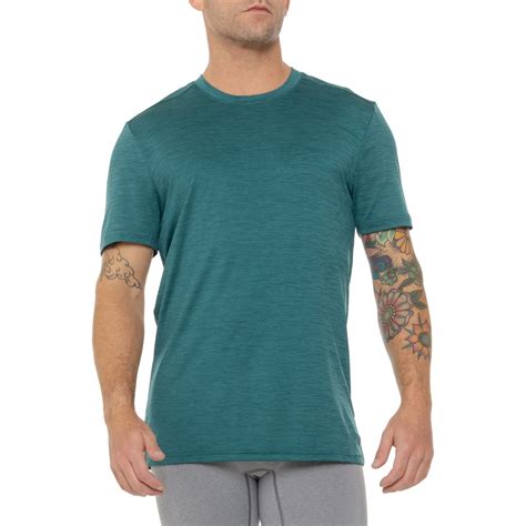 Spyder Reflective Logo Perforated Heather Active T-Shirt - Short Sleeve