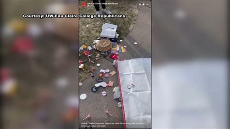 UWEC professor that flipped over College Republicans table suspended ...