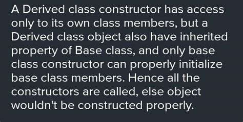 WAP in C++ to demonstrate Derived class constructor. - Brainly.in