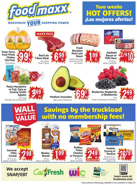 FoodMaxx Weekly Ad (1/14/26 – 1/27/26) Preview