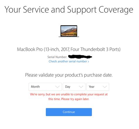 MacBook Pro warranty check by serial numb… - Apple Community
