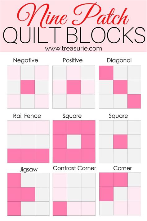 Image result for Nine Patch Quilt Block Patterns