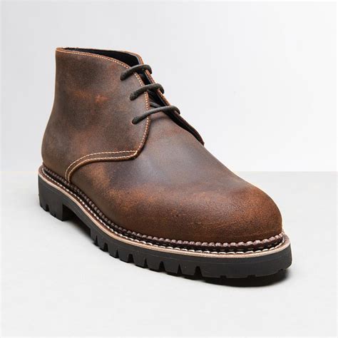 Chukka boots homme en cuir made in France