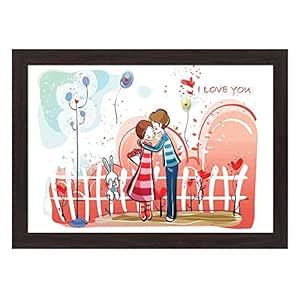 Wens Faithfull Love Wall Art Painting (MDF, 35.5 Cm X 50.8 Cm, Wsp ...