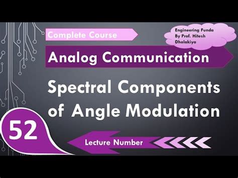 Spectral Components for Angle Modulation Video Lecture - Crash Course ...