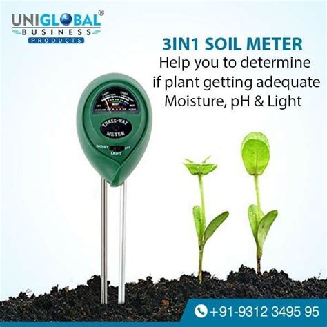 3-in-1 Plant Soil pH Meter Tester: Precise Readings for Plant Health ...
