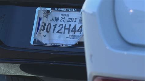 No more paper license plates: Texas will use metal temporary tags to ...