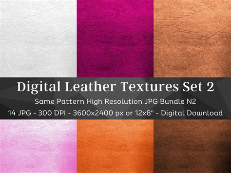 14+ Leather Textures Set