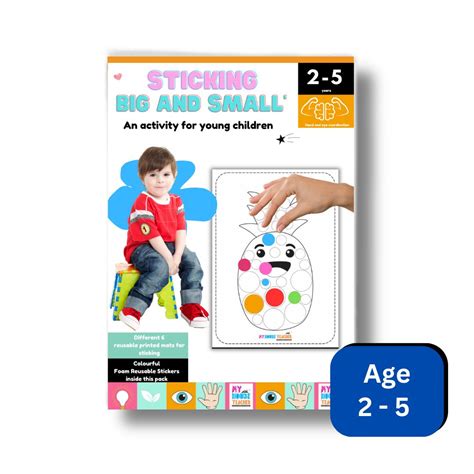 Sticking Big And Small Foam Sticker Activity Box – My House Teacher