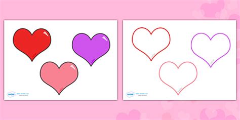 Valentine's Day Editable Heart Template | Primary Resources