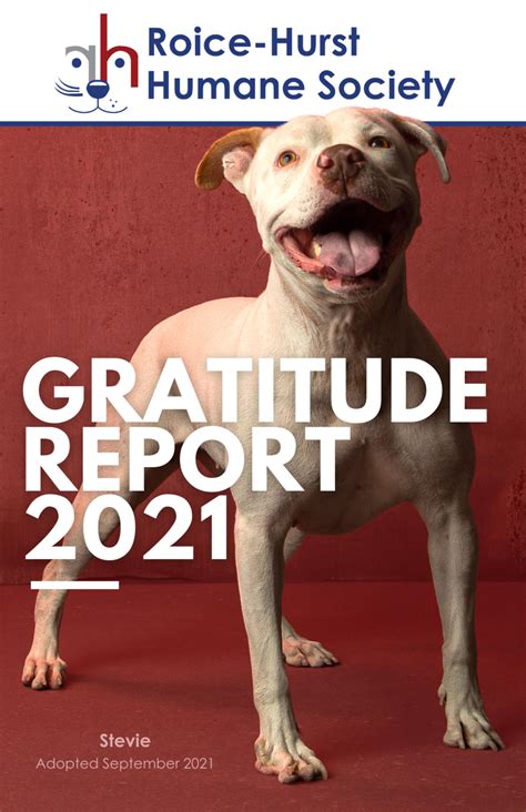 Roice-Hurst Humane Society 2021 Annual Report by Roice-Hurst Humane ...