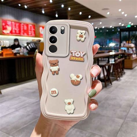 KC Back Cover for Vivo V29 5G & Vivo V29 Pro 5G - 3D Cute Curly Wave ...