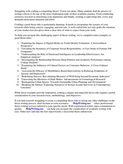 Dissertation Title Examples 的图像结果