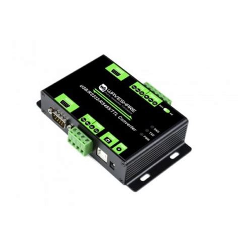 Waveshare Industrial Isolated Multi-Bus Converter, USB / RS232 / RS485 ...