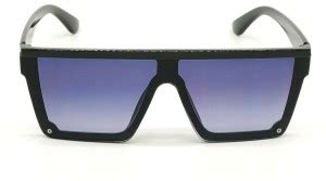 Buy LOUIS KOUROS Retro Square Sunglasses Black, Clear For Men & Women ...