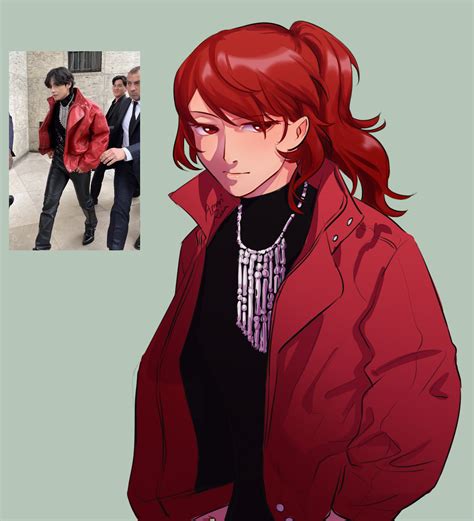 ArtStation - Red leather