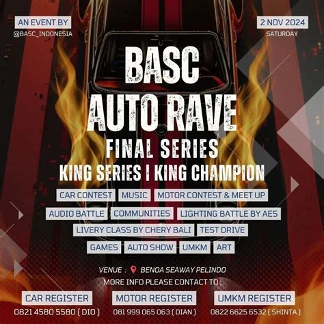 BASC AUTO RAVE FINAL DAY SERIES 2024, Benoa Harbour, Bali-Indonesia ...