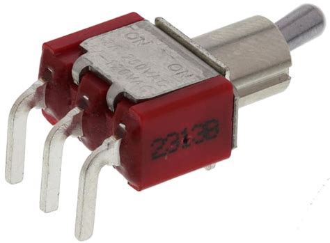 RS PRO | RS PRO Toggle Switch, PCB Mount, On-(On), SPDT, Through Hole ...