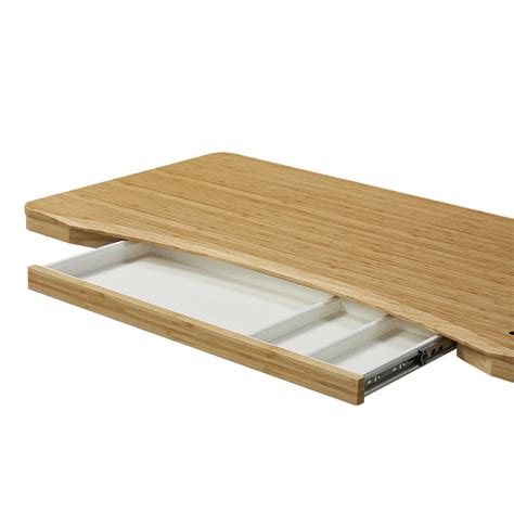 Single Motor Electric Sit to Stand Workstation with In-Built Drawer, H ...
