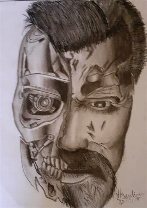 Image result for How to Draw Terminator