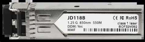 HP JD118B X120 1Gb SFP LC SX Transceiver