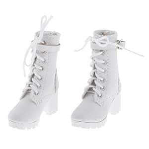 Buy THE STYLE SUTRA® 1/6 Scale High Heel Ankle Boots Shoes Model Fit CY ...