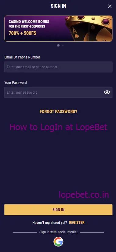 LopeBet Casino in India Play Online, Login Lope.Bet Official Site