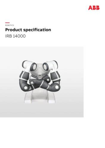All ABB Robotics catalogs and technical brochures