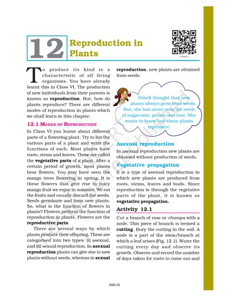 Gesc112 - Biology - Reproduction in 12 Plants T o produce its kind is a ...