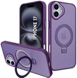AIBEX Back Cover for Apple iPhone 17|Kickmag With Magnetic Ring Alloy ...