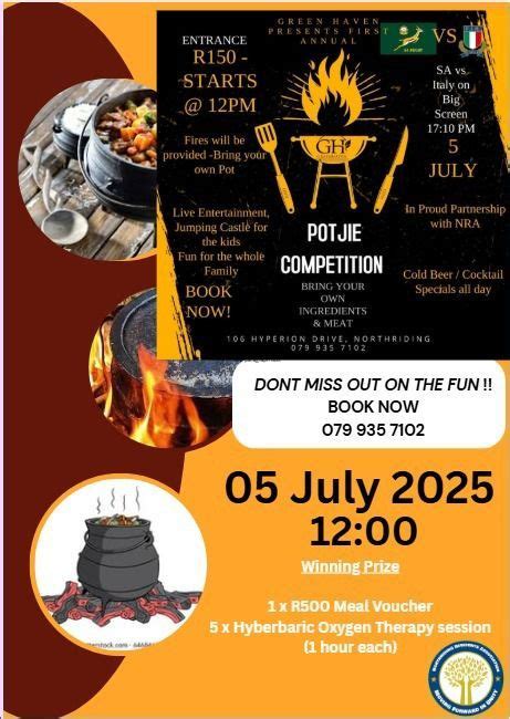 Potjie competition , Blandford Manor & Wild Goose Cafe, Randburg, 5 ...