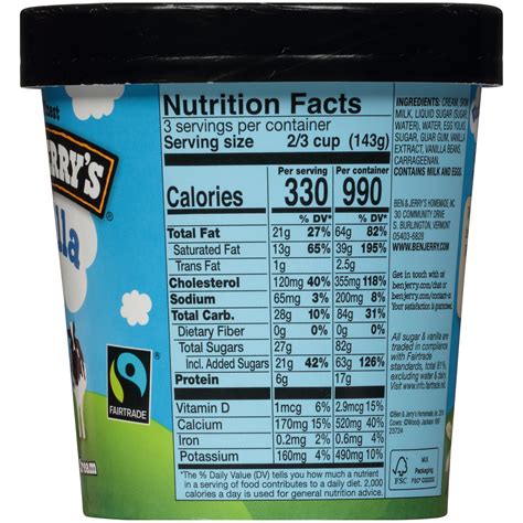 Ben & Jerry's Vanilla Ice Cream 16 oz | Shipt