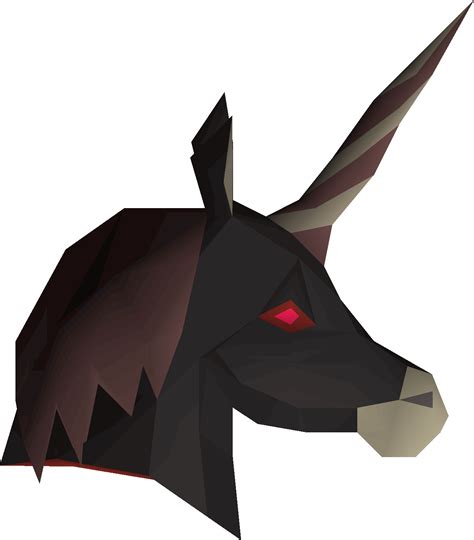 Black unicorn mask - OSRS Wiki