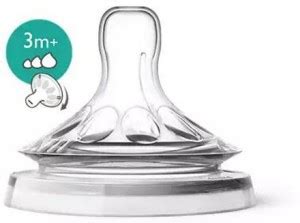 Philips Avent SCF655/23 NATURAL TEAT TWIN PACK Variable Flow Nipple ...