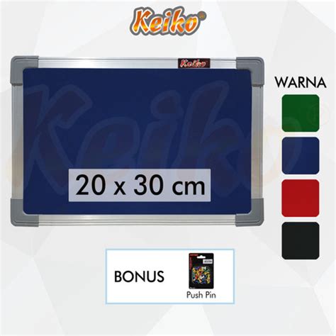 Promo Softboard Cork Board / Papan Mading Gantung Bludru Keiko 20 x 30 ...