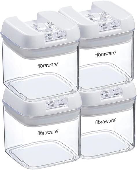 Buy Floraware Airtight Square Containers with Flip Lock | Food Storage ...
