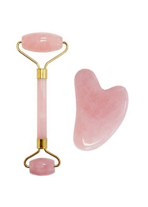 Get Rose Quartz Roller & Gua Sha Set at ₹ 1199 | LBB Shop