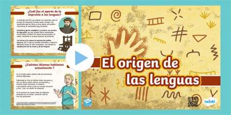 Presentación escolar historia de la lengua - Twinkl Colombia
