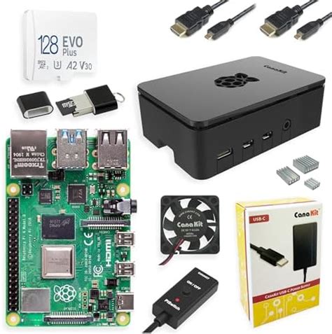 Amazon.in: Buy CanaKit Raspberry Pi 4 8GB Extreme Kit - 128GB Edition ...