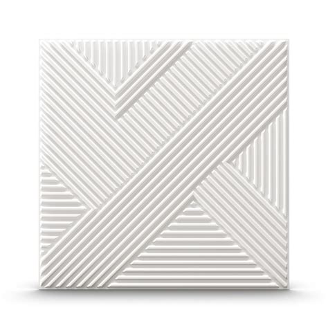 Buy Elevate Self-Adhesive 3D Wall Panel| Model 113 | White | 500mm x ...