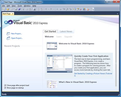 Image result for Interfaz Visual Basic 2010