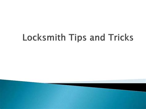Image result for Mobile Locksmith Tips and Tricks