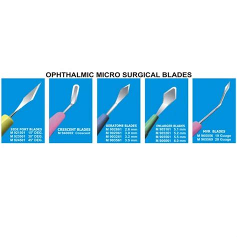 Ophthalmic Blades - Ophthalmic Crescent Blades Manufacturer from New Delhi