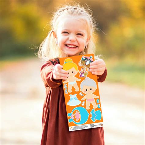 Cartela Paper Dolls - Cinderela em Imã - Manta Magnética | Elo7