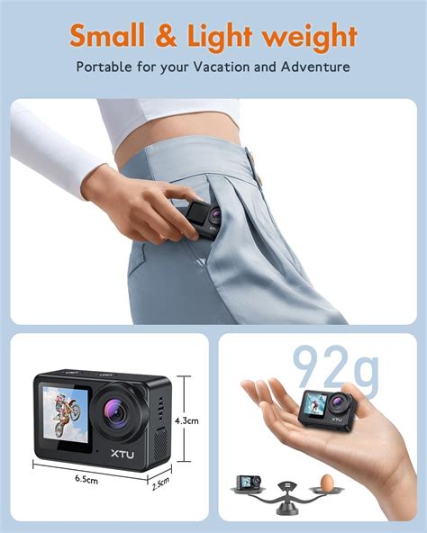 XTU S6 4K30fps 20MP Action Camera with Image India | Ubuy