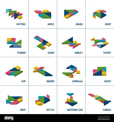Image result for Tangram Puzzles Design