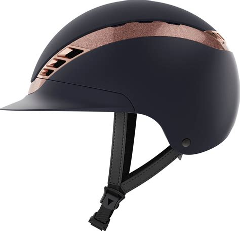 ABUS Pikeur Reithelm AirLuxe SUPREME, midnight blue-rose gold ...